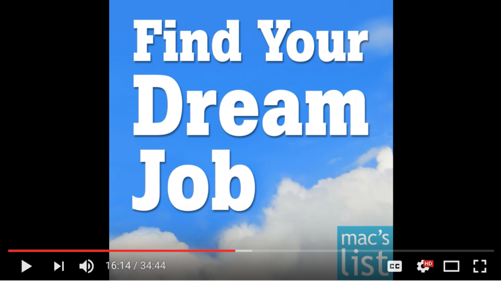 Dream Job, Find Your Dream Job, podcast, Jane Jackson, career, career coach, Sydney, Australia, Singapore, London, job
