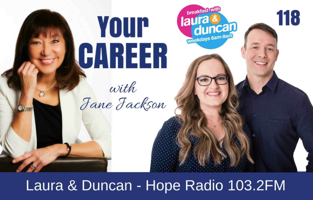 Hope 103.2FM, Hope Radio, Laura Bennett, Dunan Robinson, jane jackson, career coach, podcast, Hope Radio 103.2