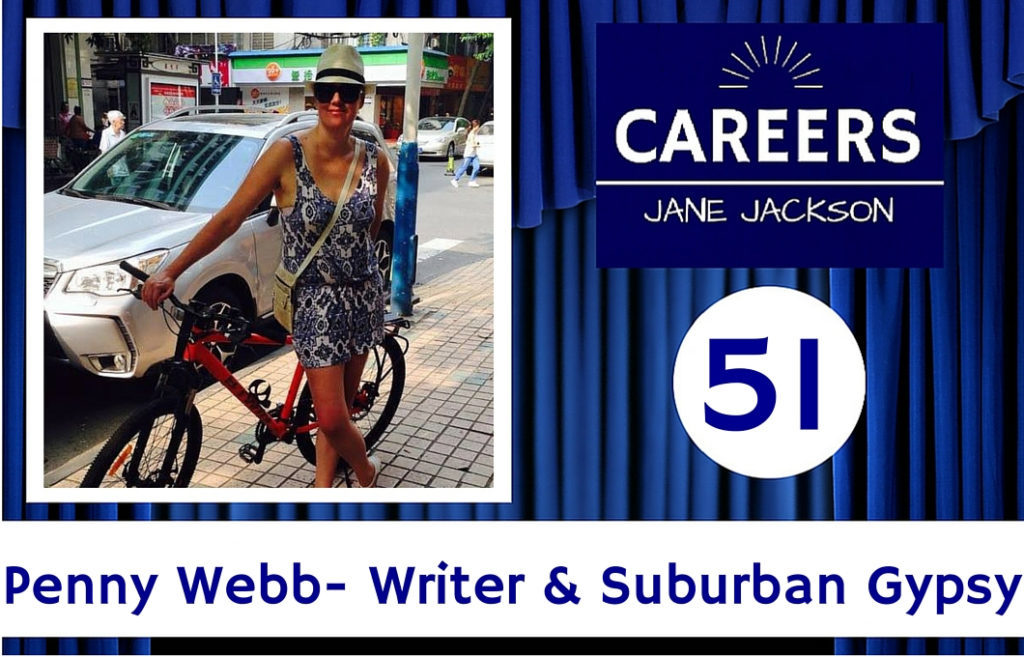 Penny Webb, Surburban Gypsy, Travel writer, Jane Jackson