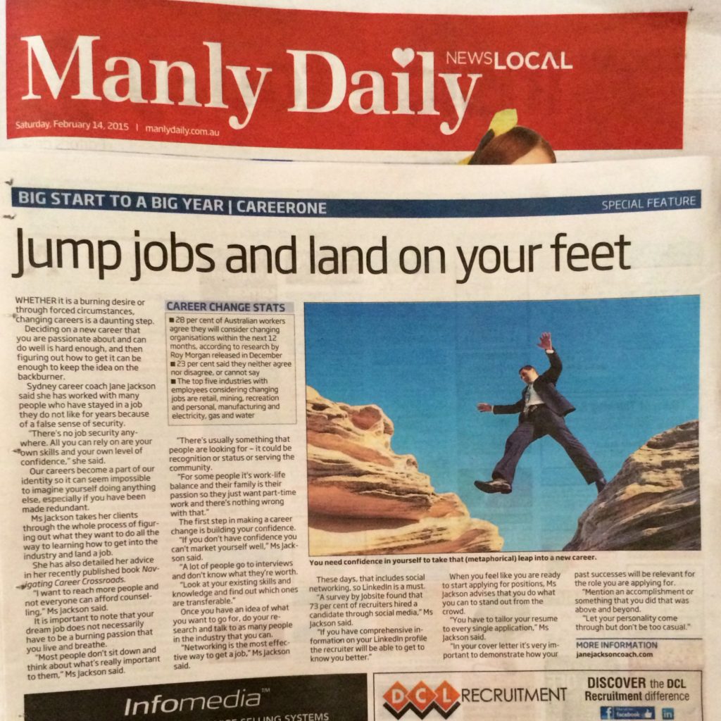 Manly Daily, News Local, Jane Jackson, Careers, Career Tips