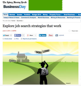 Jane Jackson, The Sydney Morning Herald, job search