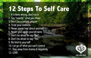 take care of your self