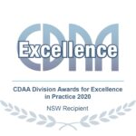 CDAA excellent in practice award Jane Jackson